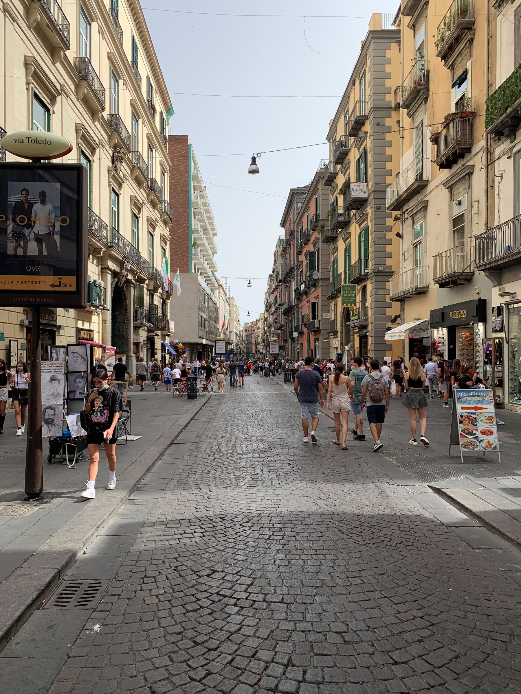 Via Toledo oggi, nel tratto pedonale. Foto Robot8A, Wikimedia Commons, CC BY-SA 4.0.