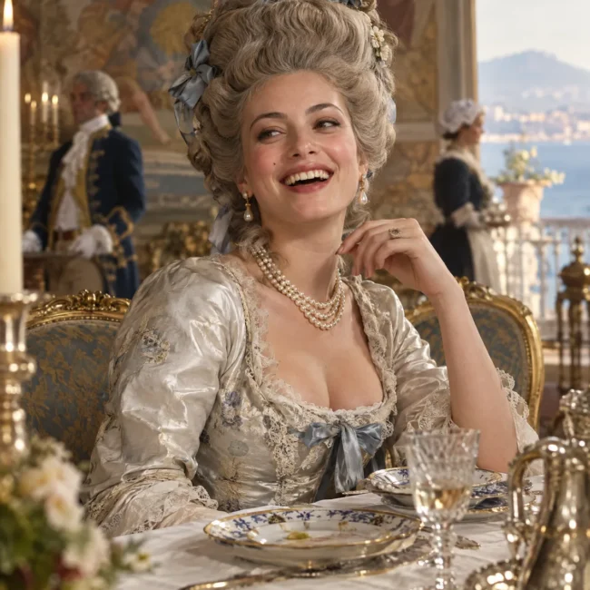Teresa Filangieri Fieschi Ravaschieri, principessa di Satriano (ricostruzione AI)