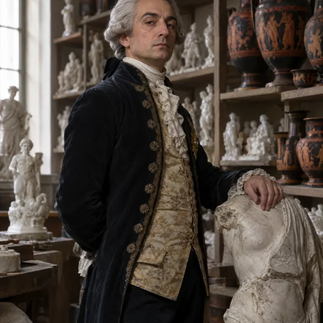 Il cavalier Domenico Venuti (ricostruzione AI)